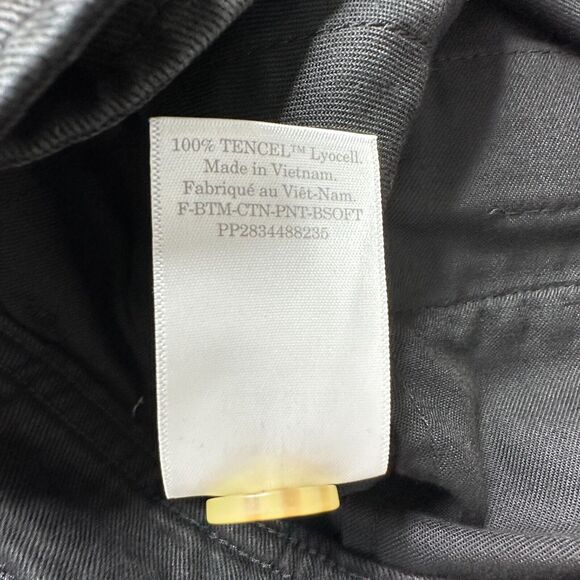 Everlane The Tencel Relaxed Chino Pants Black High Rise Women's 0 NWT Pockets - Picture 12 of 13